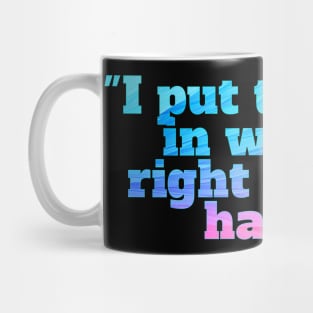 Winter Sarcastic Quote Text Mug